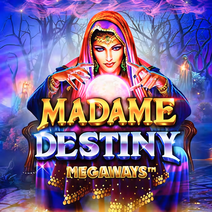 Madame Destiny fortune teller slot with wild multipliers and free spins
